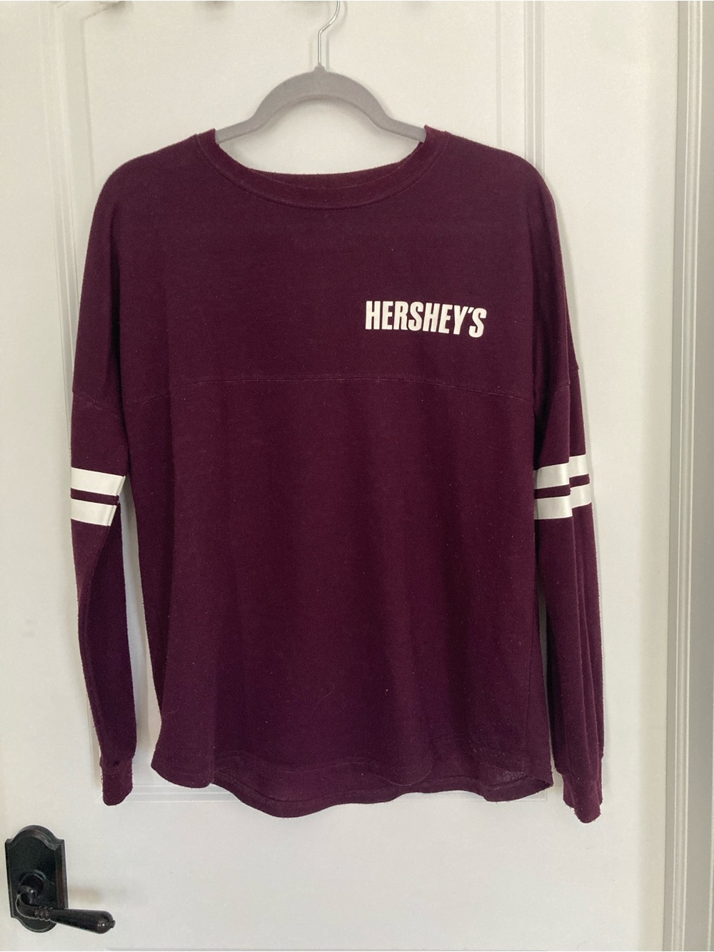 Hershey’s Burgundy Long Sleeve Crewneck Women